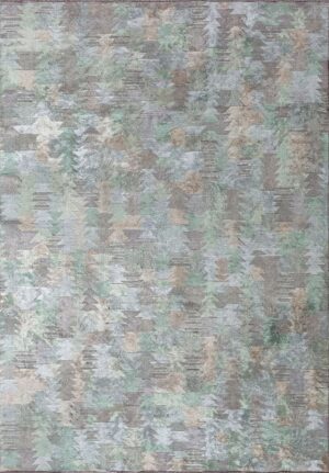 سجادة كلان لون بيج واخضر من مجموعة اثنيك