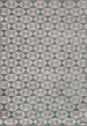 سجادة تيترا اللون البترولي و الأزرق من مجموعة مراكش