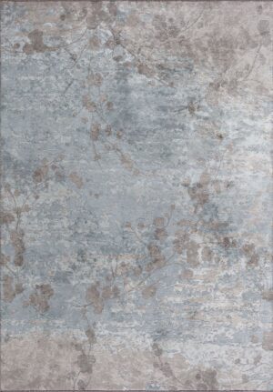 سجادة بلوسوم لون ازرق فاتح ورمادي فاتح من مجموعة ماركيز